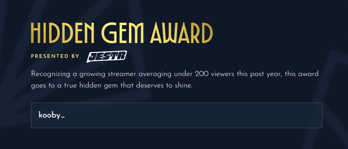 koobyisoffline's tweet photo. hey guys, its me again! PLEASE please vote kooby for hidden gem at streamer awards 2026 :3

PLEASE DO NOT SPLIT MY VOTES BETWEEN RISING STAR AND HIDDEN GEM AGAIN I SWEAR IM A NOBODY

ill shave my head if i get a nomination. best rp streamer would be alright too. do both. :) https://t.co/HNke1SkVbc