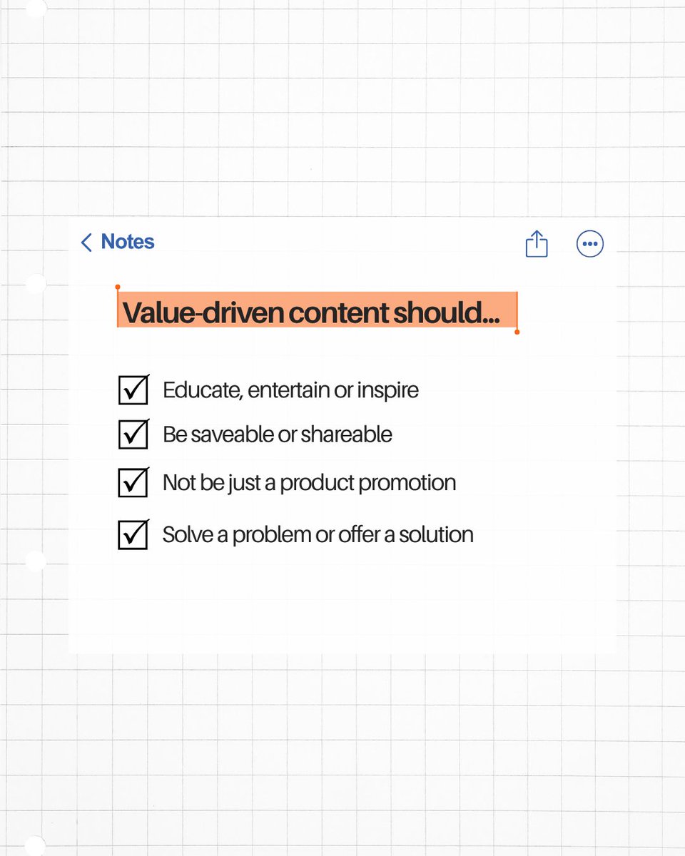socialbuzzinguk's tweet photo. Your strategy needs value-driven content

Your socials are not a storefront. They need value to grow.

Value-driven content should...

Let us build you a social media strategy that works 👉 Enquire today and let’s work together!

#socialmediastrategy #socialmediagrowth https://t.co/MsVtGDfRyP