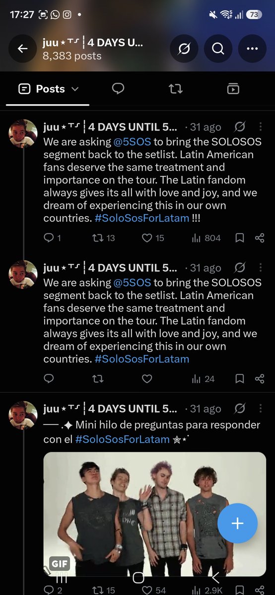 juuusgfg's tweet photo. AL FINAL VALIÓ TODO LA PENA 😭😭😭 #SOLOSOSFORLATAM POR SIEMPRE NACHO https://t.co/eZPnFsaP6j