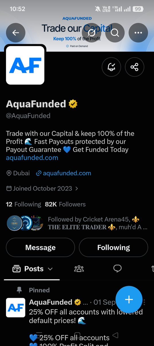 believe4510's tweet photo. @Mz9th @AquaFunded @Aqua_Futures @LewisAquaFunded @Aleeyu_fx @justmendex @_Ibrahieim @Danhajiya_FX @MX5R_ Aquafunded firm is the one of the best firm which have less rules and regulations and gives payout on time ✅ 
All task done ✅ 

@sahilrai45 
@stocksarena45 
@golddigitaltrad https://t.co/KnKdLFOVPB