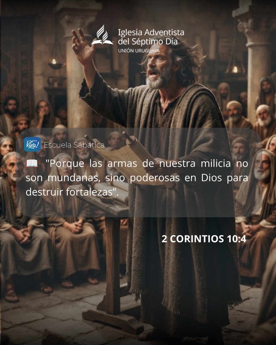dadgab_2002's tweet photo. CÓMO LIDIAR CON FALSOS MAESTROS

Pablo sabía que era una guerra espiritual. La iglesia debe actuar con amor y firmeza, según la Biblia. ¿Invitamos a un amigo a estudiar? https://t.co/tNaIyIqaxy

#YoEstudioMiLección #integradosenlamisión #adventistasuruguay https://t.co/1y8KFXARSi
