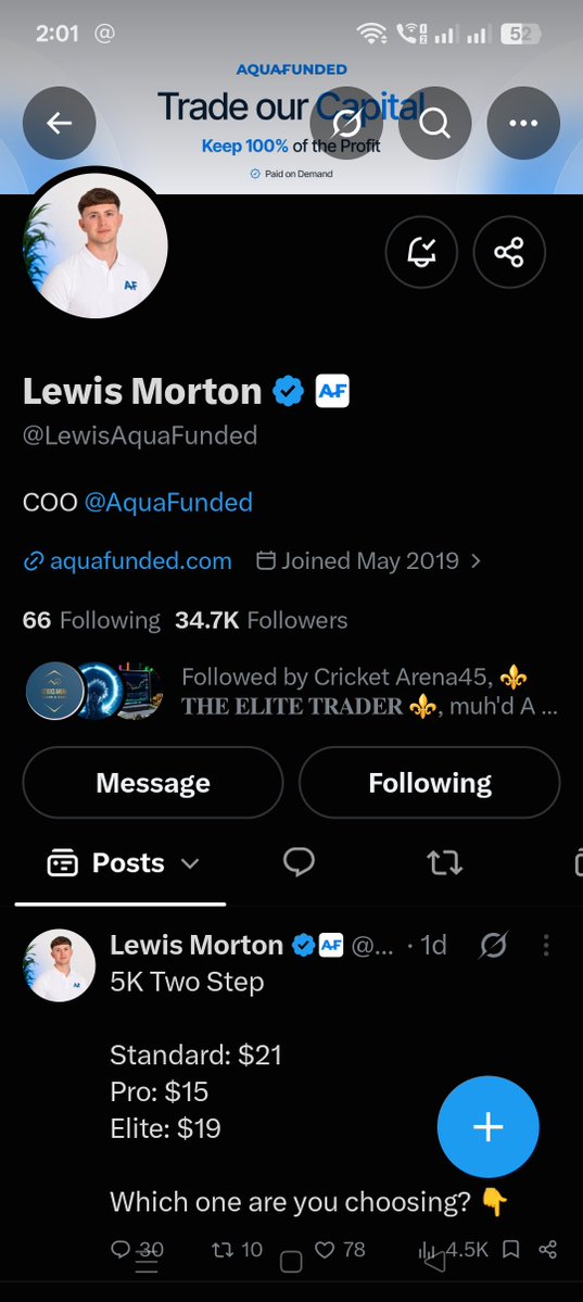 believe4510's tweet photo. @NoirMargins @AquaFunded @LewisAquaFunded @shepherd_fx Aqua funded firm is the one of the best firm which have less rules and regulations and gives payout on time ✅ 
All task done let's hope for winning this giveaway 🤞 

@golddigitaltrad 
@sahilrai45 
@yogendra4510 https://t.co/LWNj7lmykK