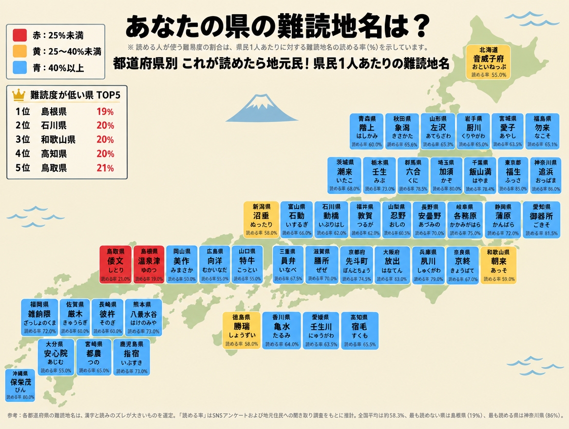 ginxxxx_xx's tweet photo. 47都道府県
難読地名 https://t.co/b1SfrXEBqB