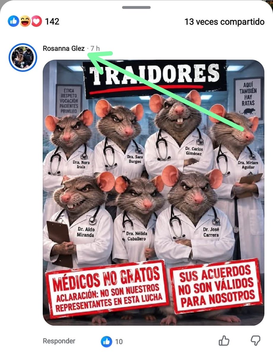 TransparePY's tweet photo. @circulodemedicospy @spaaiparaguay @sopapacit @spa_py @cardiopy @sopacpy @spacpre @sopacipe @spcp_py @soparder @diabetes @sociedadparaguayadee @spemparaguay @socendocrinopy @spge_gastroparaguay @spggpy @fpgopy @sociedadparaguayadehe@spinfectologiapy @spmcyci @spmdeltrabajo @sopyamf @medicinainternapy @medicinapaliativa.py @spnefropy @sociedadparaguayadeneumologia @spnc.py @sopanipy @neurologia.paraguay @sociedadparaguayadenutricion @spo.py @spom_onco @spot_py @sociedadparaguayaorlyccc @spp.pediatria @sopaper.py @sppsiquiatria @spri.oficial @socpyareumato @urologiaparaguay @socpyauditoriamedica @hipertensionparaguay @sociedadmanopy @sopare.py @asociacionpya_cc

Uds Enserio se prestan y rechazan que por cada 12 hs. Ganen 6.500.000 gs , mientras la que les represemta les trata de Ratas 🐀? O sea ELLA no quiere que ganen 19.500.000 gs x 36 hs ?? 
La Zurda caviar quiere que ganen 24.000.000 para así tener más adeptos con dinero del estado para alcanzar sus logros , Rossana. González 2028 Diputada de la Nación