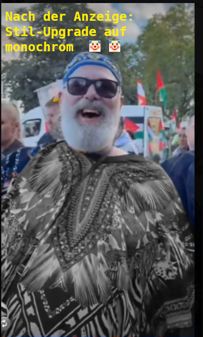 daungari167925's tweet photo. #b1209 Genozid-Rufe in 4K – Stilberatung in 0K. Das bunte Hemd hat den Protest optisch schon gewonnen.
Woodstock meets Flohmarkt‘ https://t.co/UIggi1wp44