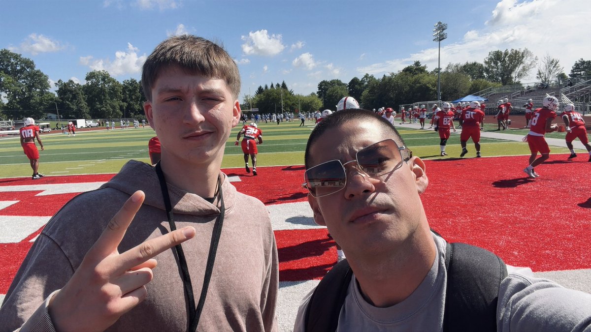 CoachDocDavis's tweet photo. Huge thank you to @CoachHuhn and the University of Olivet Comets for hosting C/O ‘27 SS/OLB/WR @joelanderlie10 on a gameday visit!

Week 2 &amp; 3 highlight tape dropping tomorrow‼️ https://t.co/GD0c42ftsE