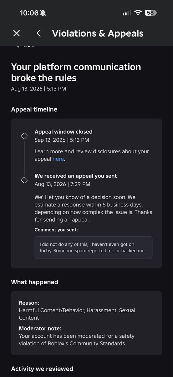 Ep1cdudee's tweet photo. Welp.. there goes all my hard work and money. #roblox #RBLX #robloxdev #robloxsupport https://t.co/nHjkG4cO6S