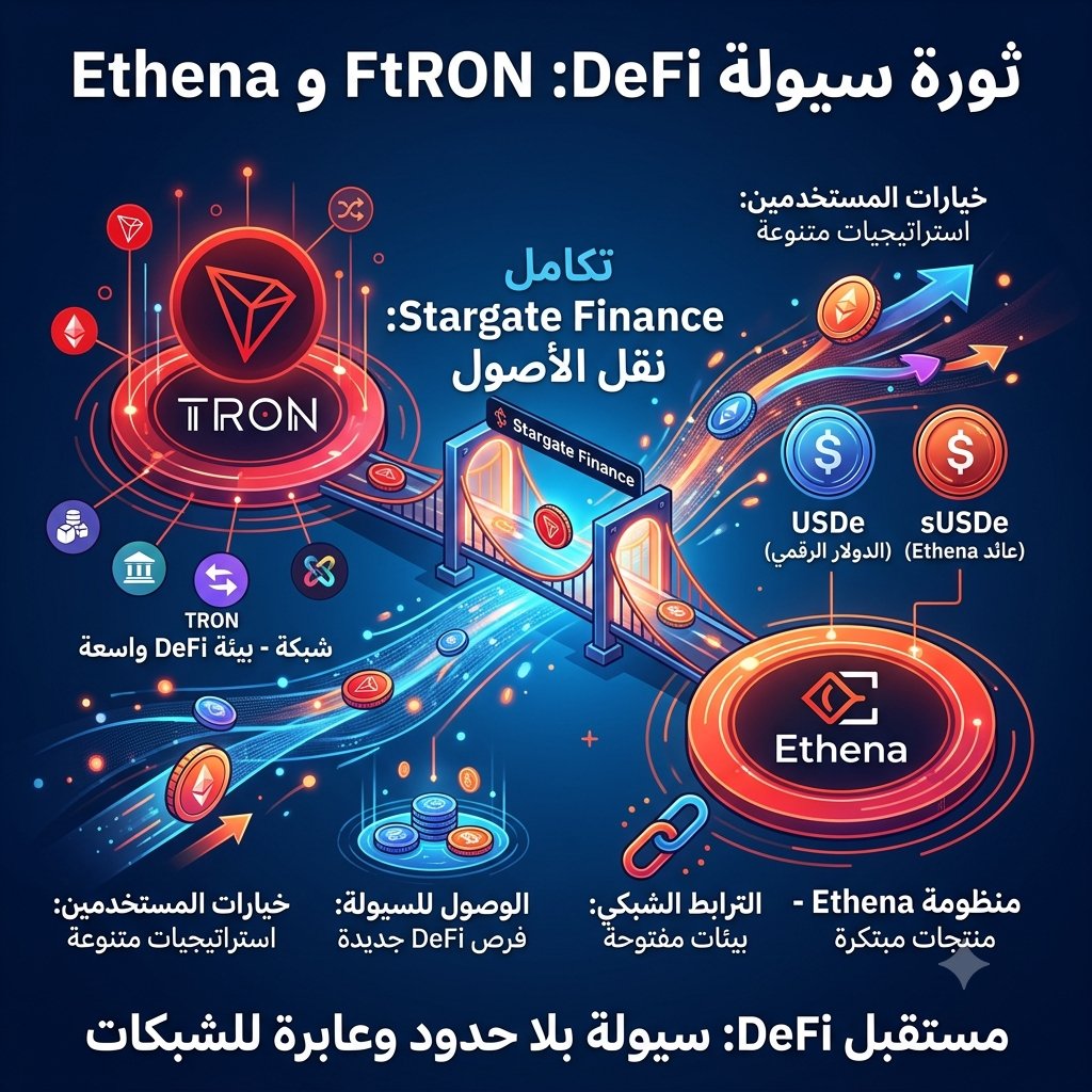 G8TQ6's tweet photo. 🚨 السيولة لم تعد تعرف حدود الشبكات اليوم. 🌐

هناك تحوّل هادئ لكنه مهم في بنية DeFi: الأصول لم تعد تُبنى لتبقى محصورة داخل شبكة واحدة، بل لتتحرك حيث توجد السيولة والفرص. 💧

وهنا تأتي خطوة TRON × Ethena. 🔴

أصبح كل من USDe وsUSDe متاحًا على TRON عبر تكامل Stargate Finance، ما يفتح مسارًا لنقل هذه الأصول إلى الشبكة والاستفادة منها داخل بيئة DeFi متعددة الشبكات. 🌉

لكن القيمة الحقيقية ليست في إضافة أصلين جديدين إلى قائمة Tokens.

القيمة في قابلية الحركة. ⚡️

💵 USDe يمثل منتج الدولار الرقمي من Ethena، بينما sUSDe يرتبط بآلية تحقيق العائد داخل منظومة Ethena.

ومع وصولهما إلى TRON، تتوسع الخيارات أمام المستخدمين للتعامل مع هذه الأصول، سواء للاحتفاظ بها أو إدخالها في استراتيجيات وتطبيقات DeFi. 📈

وهذا يعكس اتجاهًا أكبر في السوق:

🌐 مستقبل DeFi لن يكون شبكة مقابل شبكة، بل سيولة تتحرك بينها.

كل تكامل جديد يجعل الحدود بين البيئات أقل وضوحًا، ويمنح رأس المال مساحة أكبر للوصول إلى التطبيقات والسيولة التي يحتاجها. 💧

لذلك، وصول USDe وsUSDe إلى TRON ليس مجرد إطلاق على شبكة جديدة…

إنه إضافة طبقة جديدة من الترابط والسيولة والخيارات إلى منظومة TRON، ودفع إضافي نحو DeFi أكثر انفتاحًا وعابرًا للشبكات. 🚀🔴

#TRON #TGF #TRONGlobalFriends