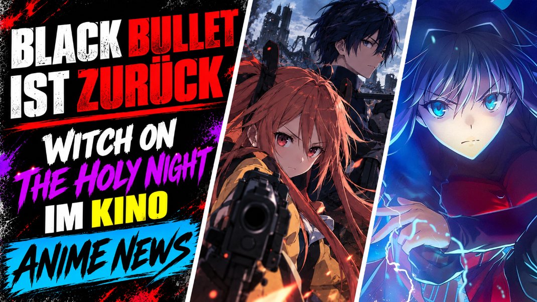 AnimeHeaven_De's tweet photo. Crunchyroll macht im Kampf gegen Illegalen-Anime-Tauschseiten ernst, WITCH ON THE HOLY NIGHT kommt in die deutschen Kinos, BLACK BULLET ist zurück und viele weitere interessante Themen erwarten Euch heute.
► https://t.co/krHvclztEn
#anime #animenews #simulcast #bleach #VertexForce #100Girlfriends #blackbullet #witchontheholynight
