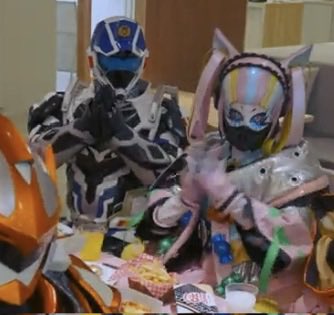 sp110Gx's tweet photo. \皆これを、待ち望んでいたのだろう？/ｶｶﾝｯ

ただいまやで。

#ヒャクユズ　#ユズユズ　#シライシ
#尾丸ポルカ　#土屋シオン https://t.co/xCAT1N6RPg