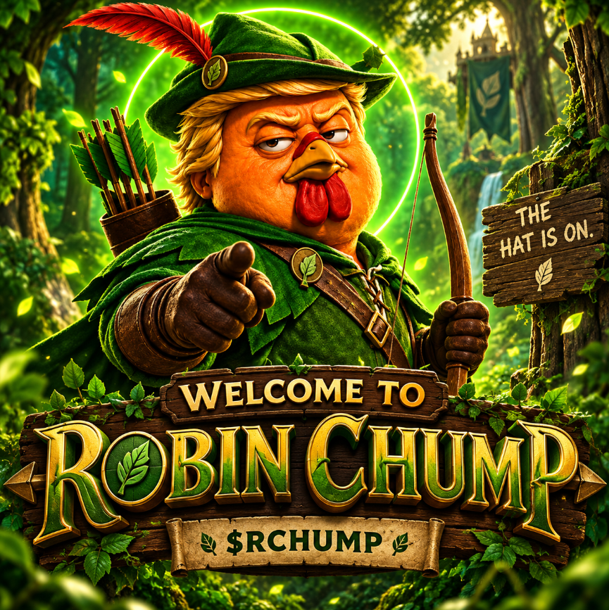 RobinChump's tweet photo. Welcome to Robin Chump. 🌲🏹

The hat is on.
The forest is watching.
The accounting is still missing.

$RCHUMP https://t.co/3gBV6XwxS3