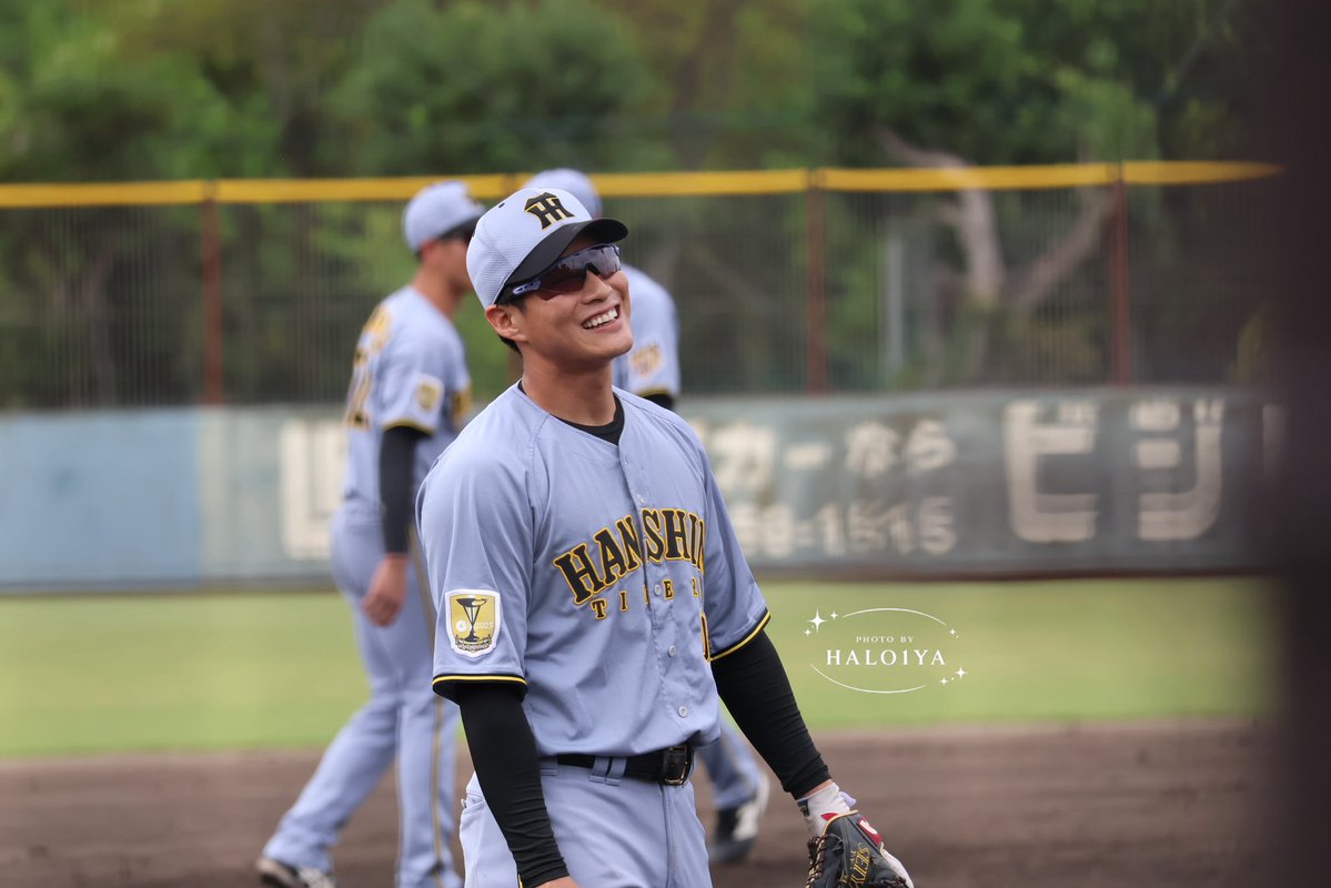 hal01ya's tweet photo. 20260912 富田林BS⚾️✨

練習してる時から笑顔多めでした💭
個人的に木浪さんはやはりビジユニ派☑️

#木浪聖也 選手
#阪神タイガース https://t.co/qV8qIucrRM