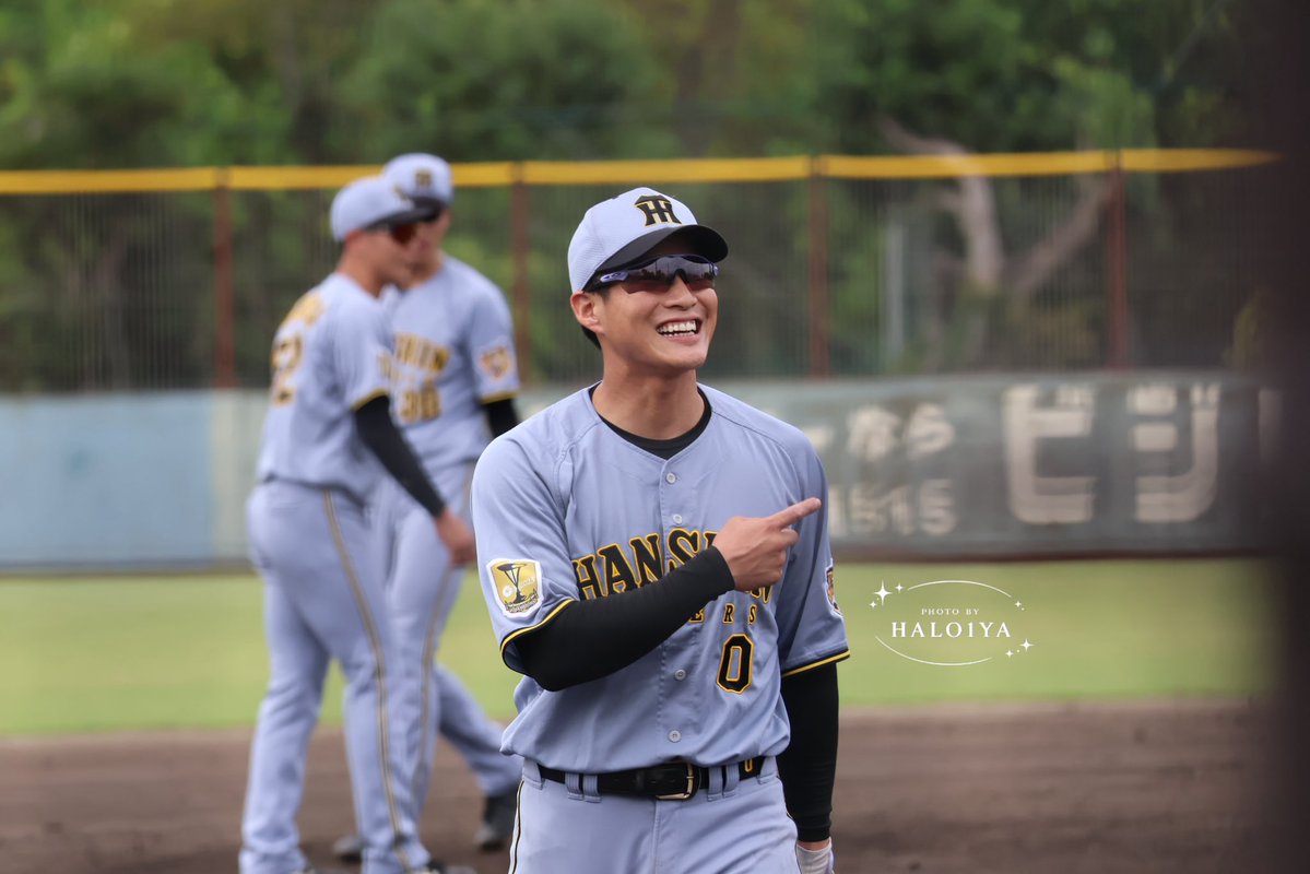 hal01ya's tweet photo. 20260912 富田林BS⚾️✨

練習してる時から笑顔多めでした💭
個人的に木浪さんはやはりビジユニ派☑️

#木浪聖也 選手
#阪神タイガース https://t.co/qV8qIucrRM