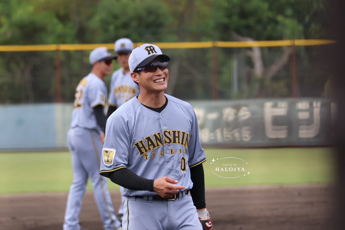 hal01ya's tweet photo. 20260912 富田林BS⚾️✨

練習してる時から笑顔多めでした💭
個人的に木浪さんはやはりビジユニ派☑️

#木浪聖也 選手
#阪神タイガース https://t.co/qV8qIucrRM