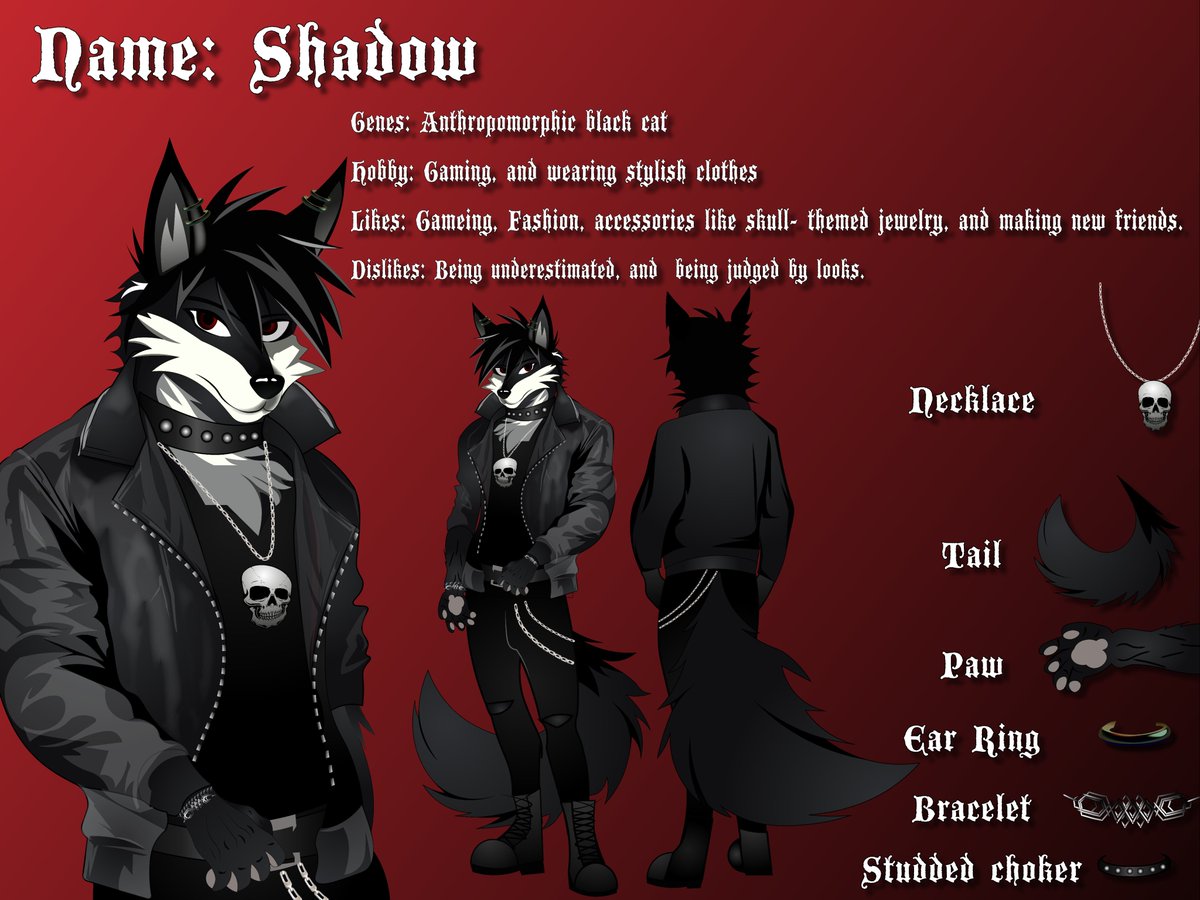 JadeGrapes110's tweet photo. Meet shadow !!
Designed it for a German friend.

#furry #FursuitEverday #protogen #commissionㅤ https://t.co/J4YEgkRw4h