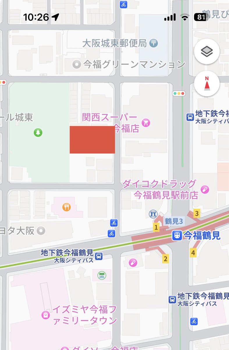r_yo0122's tweet photo. 大阪市城東区
今福鶴見駅前、工場跡地。
関西スーパーの裏手。

新しくスーパーが建設との噂！
オーケー来てくれないかな〜🤫
最近、蒲生四丁目や鴫野エリアで出店ラッシュのコノミヤかも。 https://t.co/3VTq1Zylmn