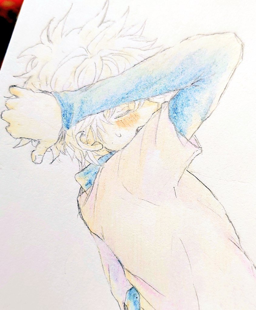 tuta_319's tweet photo. #hxh　（再掲）
やめろよ、バカっ！恥ずいだろっ！ https://t.co/s5GQEASX3w