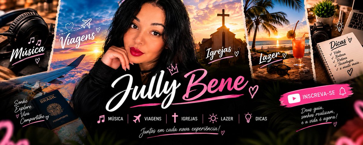 jullybene's tweet photo. Minha nova capinha do Meu banner no YouTube ♦️ https://t.co/r0pl9318cP