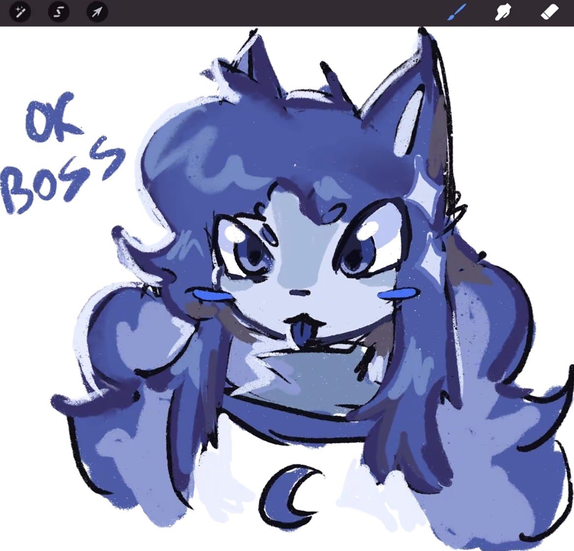 Fayukiii's tweet photo. Idk, brush test  #afxtwt https://t.co/U441dGw8XX