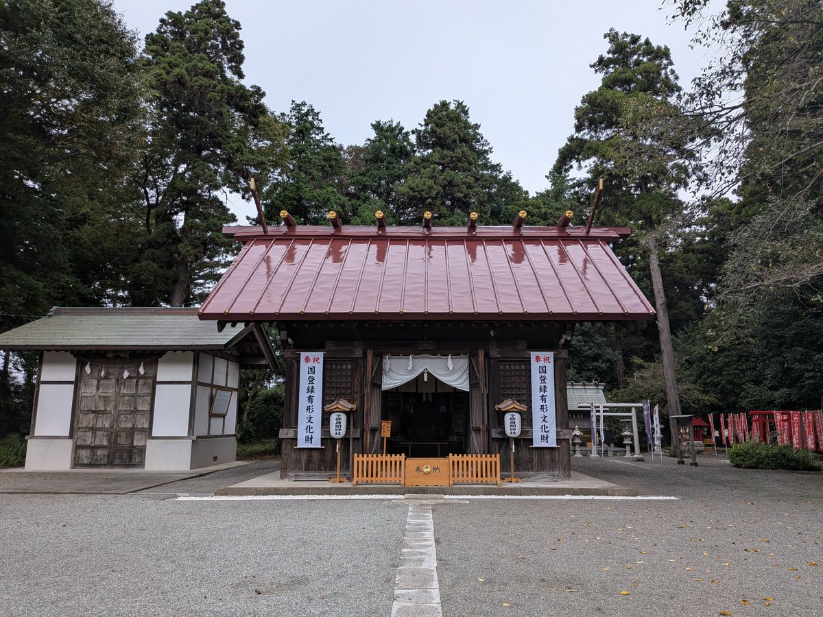 shogetsu0812's tweet photo. #藤沢市打戻
#宇都母知神社
#慶應藤沢キャンパス
#SFC

続いて訪れたのは宇都母知神社（うつもち）です

神社が鎮座する打戻（うちもどり）の由来になっています

場所は慶應藤沢キャンパス（SFC）の裏手です

来週末に例大祭が開催されます https://t.co/hhRT8h7M3u