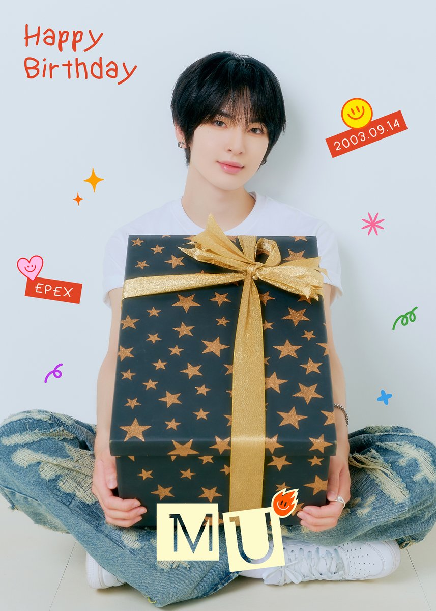 the_EPEX's tweet photo. [🎉]

𝙷𝙰𝙿𝙿𝚈 𝙱𝙸𝚁𝚃𝙷𝙳𝙰𝚈 𝙼𝚄!
EPEX 뮤의 생일을 축하합니다🎂🥳

#EPEX #이펙스 #MU #뮤
#낭만_가득한_뮤와의_9월
#Dreamy_September_with_MU https://t.co/fmeCRTlVWS