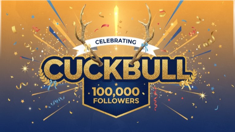 Cuckbullsm's tweet photo. 🎉 **100,000 CUCKSTERS!** 🎉
We did it! Thank you to every single one of you who has supported, shared, liked, and believed in CUCKBULL!! This milestone belongs to all of us.
Here’s to the next 100K! 🐔🐂🔥
#CUCKBULL #100K #ThankYouCucksters https://t.co/bcTtbVWV0h