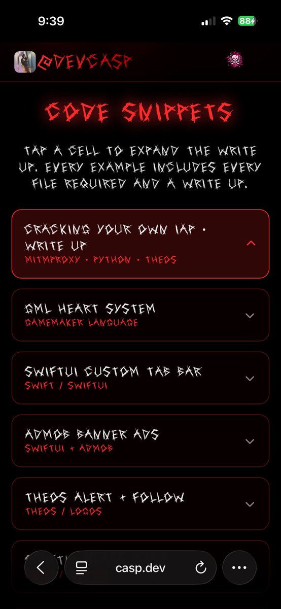 DevCasp's tweet photo. I have a write up on my website explaining how to crack iOS apps. https://t.co/KjNJfzuZFr https://t.co/G9uGza8ffJ