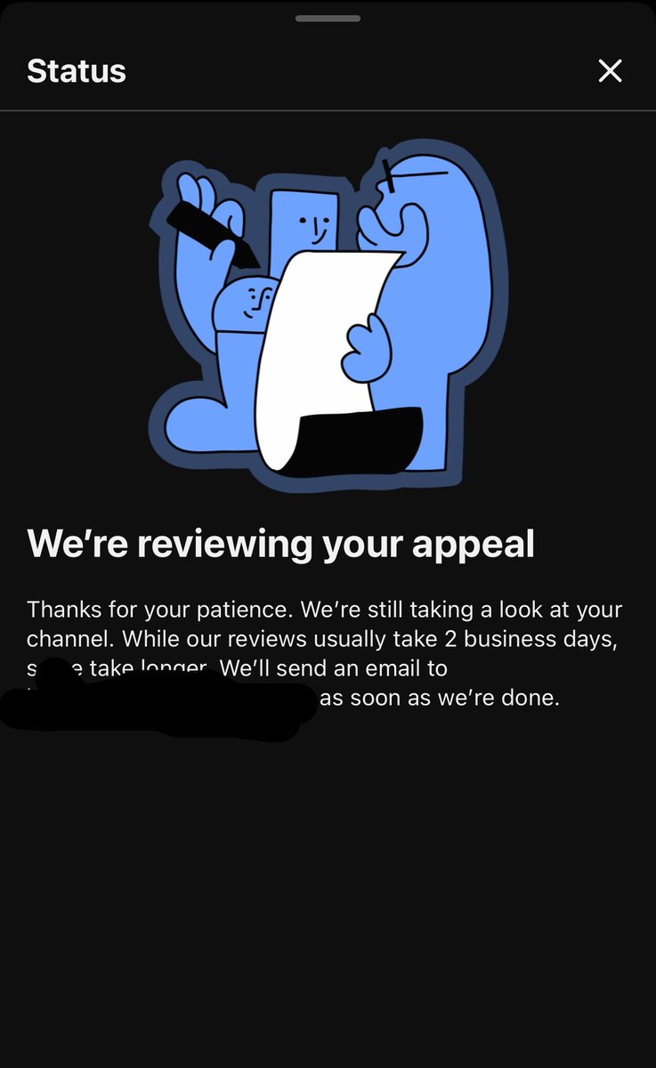 bobbyeigenfeld's tweet photo. So how does a YouTube channel that is just used to watch YouTube a violation of the guidelines? Please can I get a human on this since I’m sure the auto ai flagged me. @TeamYouTube @YouTube https://t.co/ymwosMtM5t
