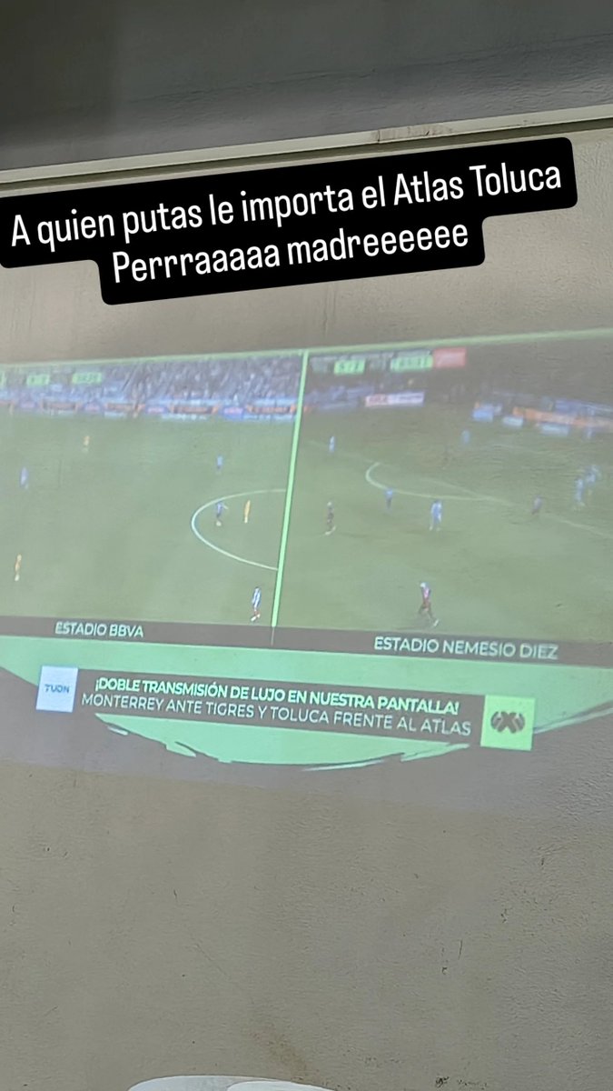 DonC0rleone's tweet photo. @TUDNMEX @diego_sancho24 @MiCanal5 @VIX A quien vergas le.importa el puto juego de atlas Toluca NO VALEN PA PURA VERGA. QUIERO VER EL CLASICO PUTOS TELEVISOS https://t.co/Iv6uGQzlBI