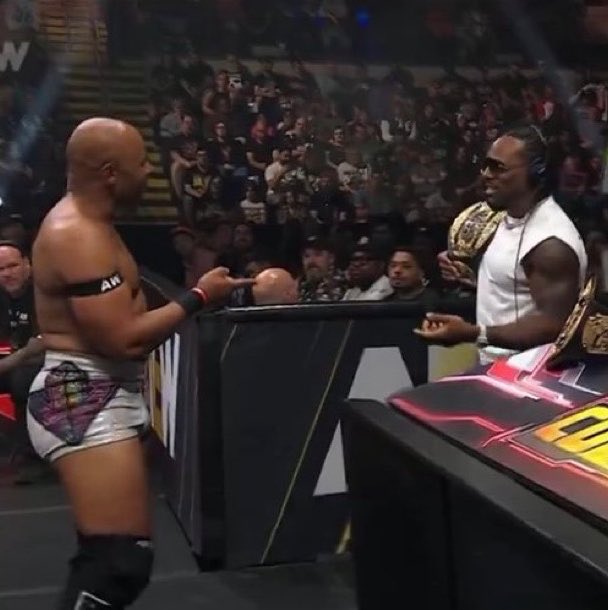 WrestlePurists's tweet photo. LETHAL CONSEQUENCES 

#AEWCollision https://t.co/uzrLvGEX8c