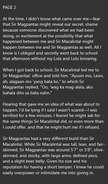 AlterOfan83223's tweet photo. Part 2: May putukang nangyari sa amin sa ni Sir sa madilim na Room  

Pages 1-3
Sender: Khim  

#ConfessionOfanAlter1075
#ConfessionOfanAlter1060 
#Collegelife #Student https://t.co/T3uaiog6EV