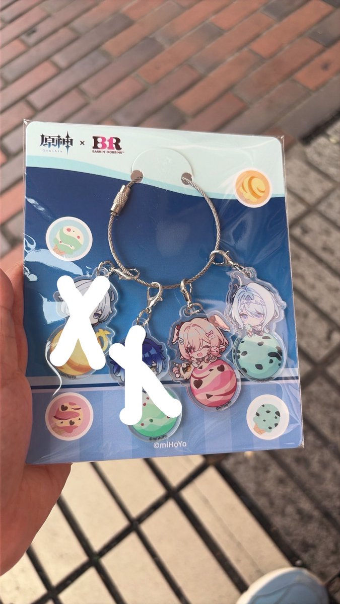 tukiskh1's tweet photo. 【譲渡/交換】 原神 31 サーティワン アクキー　コラボ 

譲:リンネア、オデット 各1

求:フリンズ1もしくは400円+送料

※フリンズアクキー交換優先

検索からでもお気軽にお声掛け下さい。
本日9/13、横浜駅、桜木町駅交換可能 https://t.co/fnoc30yOE6
