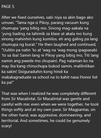 AlterOfan83223's tweet photo. Part 3: May putukang nangyari sa amin sa ni Sir sa madilim na Room

Pages 4-6 https://t.co/EljhkdBeTD
