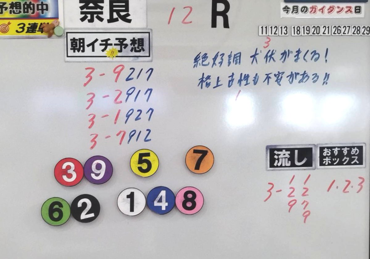 satellite_oga's tweet photo. 奈良競輪10R〜12Rの予想です😊

まもなく11時からなまはげ太鼓👹

ご来場お待ちしております😊

#サテライト男鹿 #ガイダンス山崎
#競輪予想 #奈良競輪 https://t.co/NgTSuc2tEm