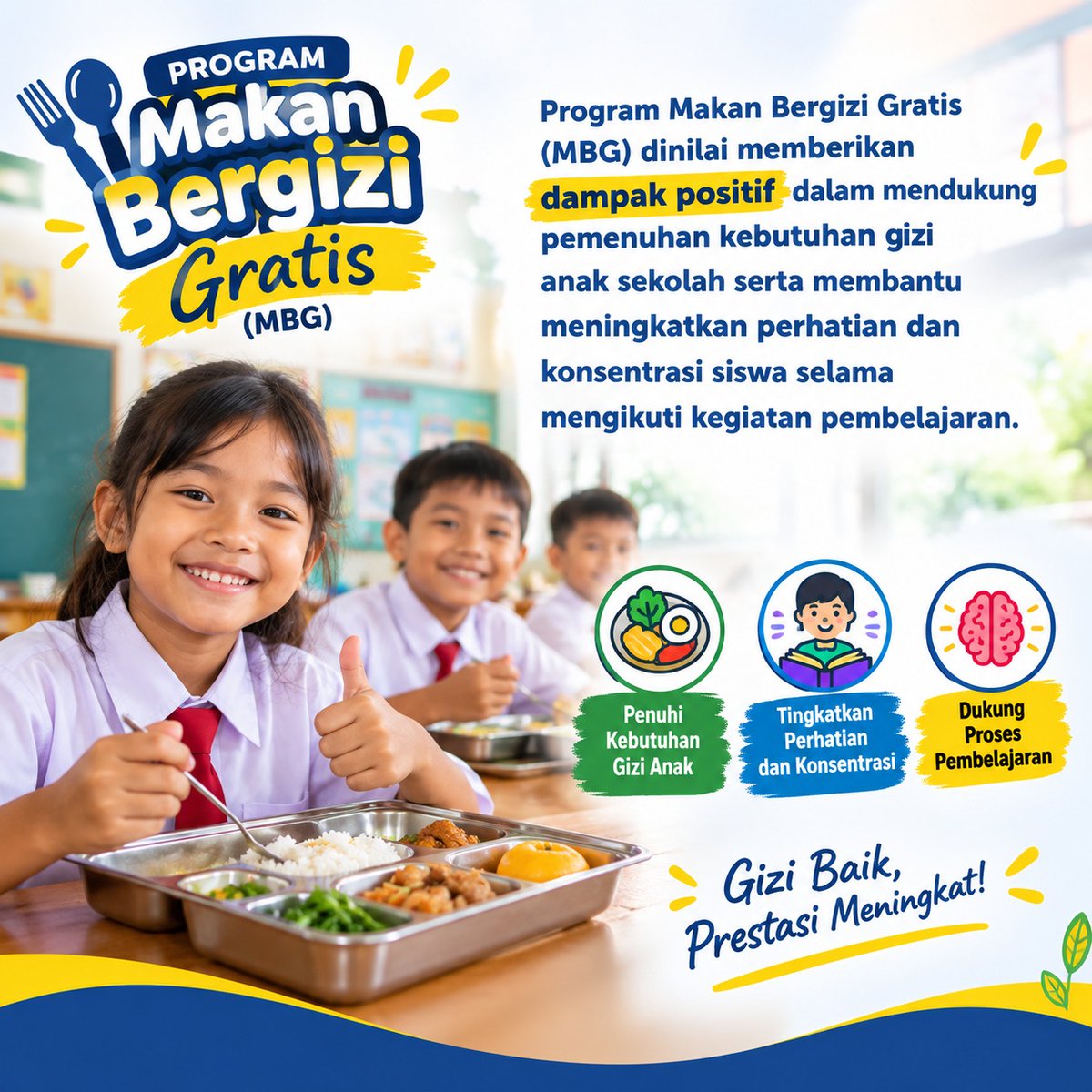 AwaiAnwar's tweet photo. Mari mendukung MBG dengan pengawasan yang baik agar manfaatnya benar-benar dirasakan oleh anak-anak dan masyarakat yang membutuhkan. https://t.co/ejiDAqOZFp