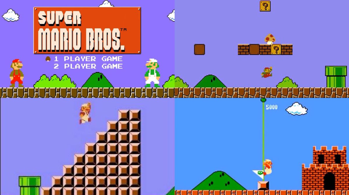 PopBase's tweet photo. ‘Super Mario Bros.’ was released 41 years ago. https://t.co/OS1oWowGsV