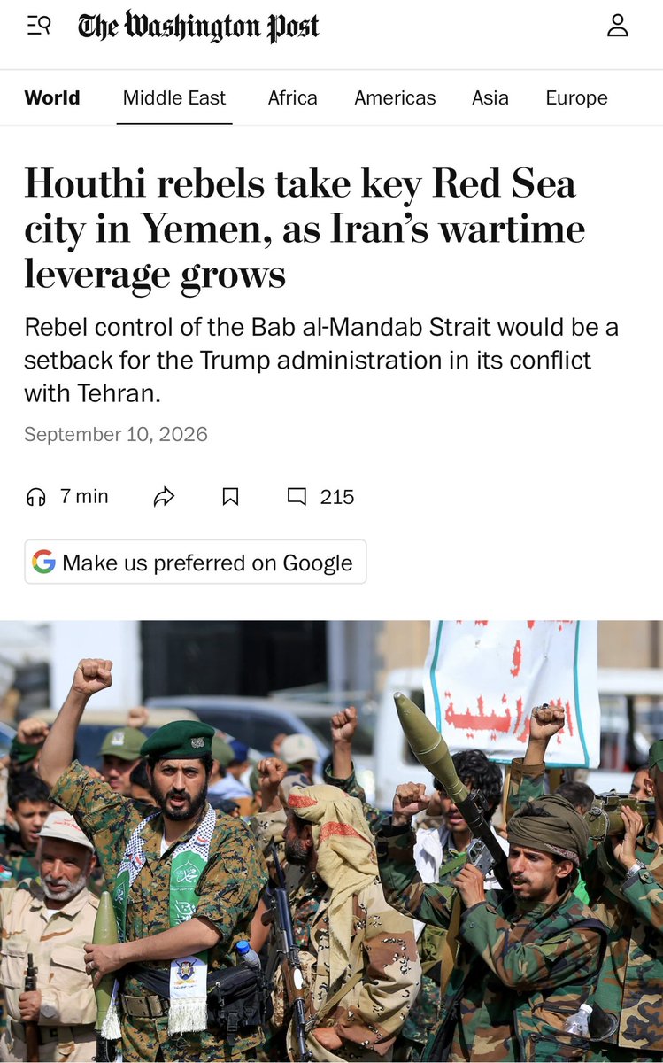 DavidShoebridge's tweet photo. The US and its cashed up allies in the gulf are struggling against the Houthis and Iran - meanwhile Labor and One Nation want us to join the US in their fight (not ours!) with China. What is wrong with them? https://t.co/hOzPyO1Z6t