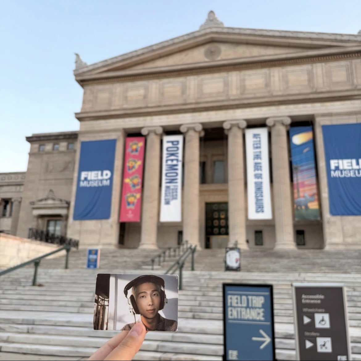 riseofducktan's tweet photo. spent bulk of #namjoonday namjooning at the lit fest bc life is in sync like that sometimes! 🙌

also did a quick detour &amp; pit stop on the way back for the pokemon photo op ✌️

9.3mi 👣 of a joonieful day ✨💜 https://t.co/EEn9guSVrE