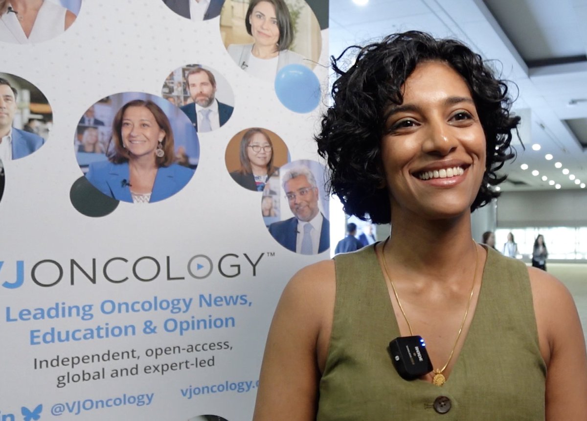 VJOncology's tweet photo. Do driver mutations affect survival differently across ethnic and socioeconomic groups in never-smoker lung cancer? 

Sindhu Naidu shares the answer, and what it means for early detection strategies 🎥

#NSCLC #LungCancer #LCsm #WCLC26 @IASLC https://t.co/hWtSEYPHz7