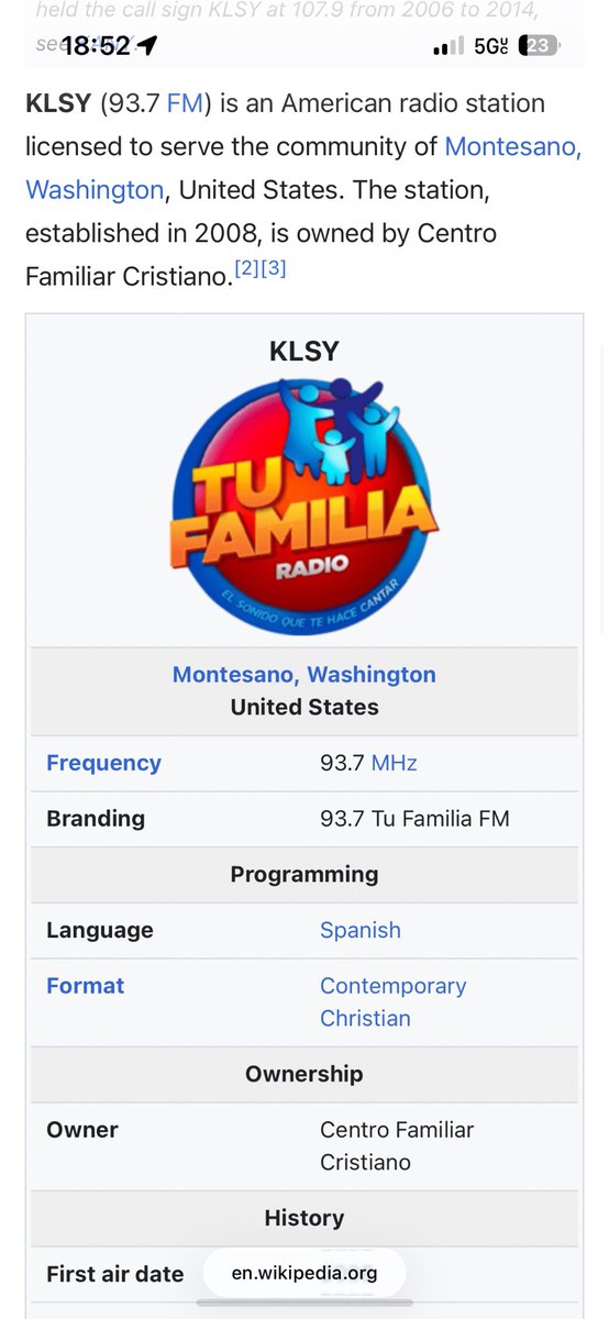philosophybutch's tweet photo. PSA!! BEFORE YOU BUY A USED CAR check to see if it has the objectively funny curse of pausing your music every 5-90 seconds to play Tu Familia Radio, the Spanish contemporary Christian hits station. https://t.co/eDWbFMKywp