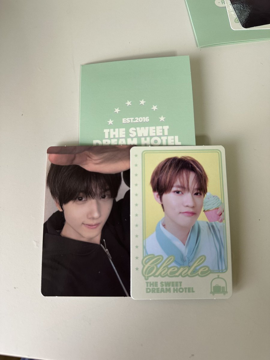 PPM181's tweet photo. Trading card nctdream 10th Anniversary 
- จีซอง เฉินเล่อ 120 ส่งฟรี 

#ตลาดนัดnctdream #ตลาดนัดnct https://t.co/yDdzOMMYMg