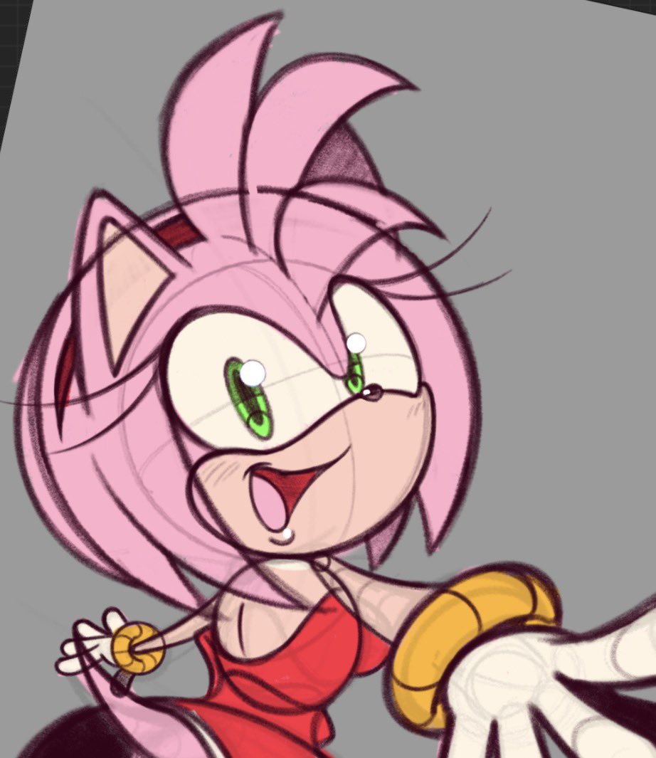 Slonk02's tweet photo. Busy with work and school, but here’s an Amy WIP https://t.co/Rf7DnsE8v7