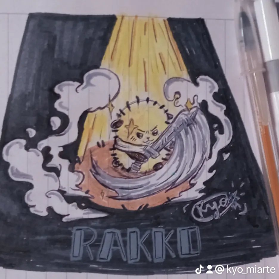 PuppetKyo's tweet photo. 🗡 Rakko 💛

Mini drawing made with my niece's markers jaja. ✨

◦•●◉✿  — ✿◉🌸◉✿  — ✿◉●•◦

Mini dibujo hecho con los marcadores de mi sobrina haha. ✨

#ちいかわ #ラッコ #Chiikawa #Rakkochiikawa #FanArt https://t.co/UjvNwZMtSP