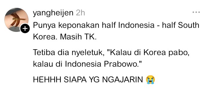 satirnesia's tweet photo. pabo = bodoh 
berarti prabowo? bisa disimpulkan sendiri ya 🙏🏼 https://t.co/6dFralLqcJ