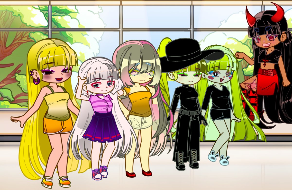 Agentxsketcher's tweet photo. Me,My evil/Naughty clone and my friends on MiniMuse

#Minimuse #anime #originalchacarter https://t.co/ZnTBecy5R0