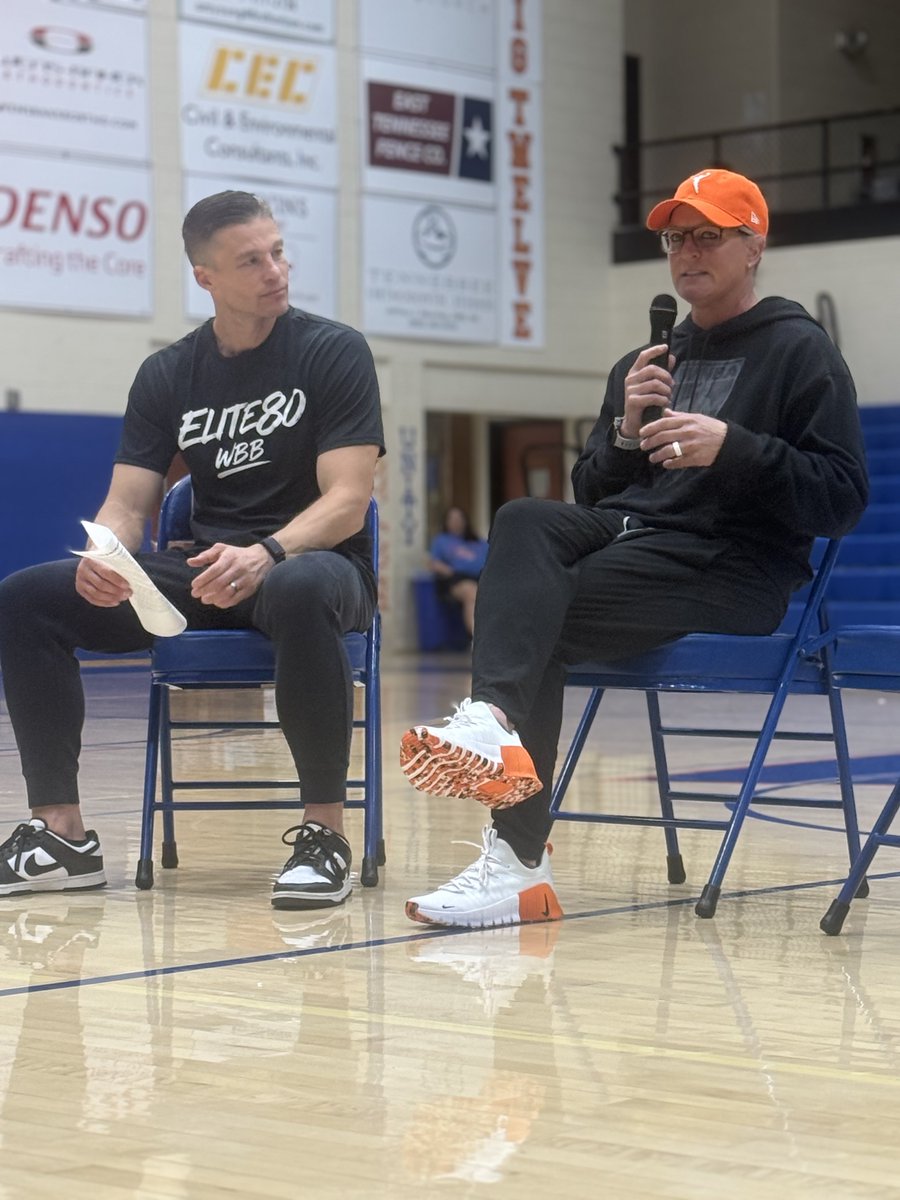 Elite80WBB's tweet photo. A huge thank you to Women’s Basketball Hall of Fame (@WBHOF) CEO Michelle Marciniak (@mmarciniak3) and former Lady Vol (@LadyVol_Hoops) & WNBA player Alexis Hornbuckle (@Hornbuckle14) for stopping by the Elite80WBB Fall League today.

They shared valuable insight with our players and families on recruiting, exposure, NIL, and navigating today’s high school and college basketball landscape.

We’re grateful for their time and for investing in the next generation of women’s basketball. 🏀

@Elite80WBB
