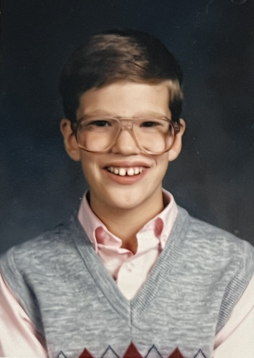 jkfinley's tweet photo. I won’t reveal my age, but let’s just say that I don’t need AI to show me what I looked like in the 1980s. #80strending https://t.co/e4juTGQy51