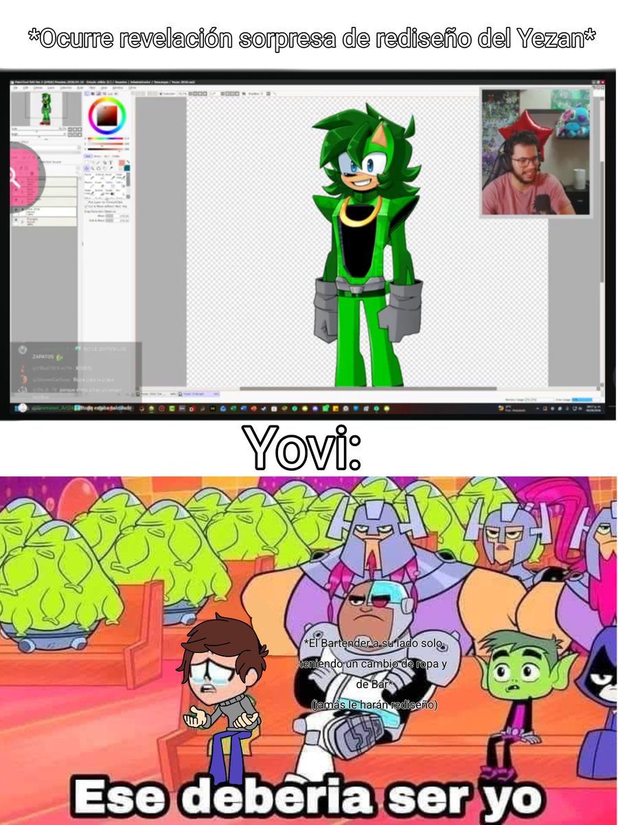 Lisawz8ex's tweet photo. Sin comentarios (?
Xd
@Yezan135 
#meme #rediseños https://t.co/EpiGOH2h7x