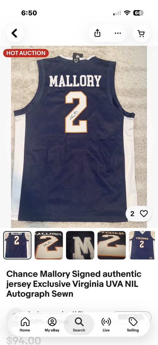 UVABasketball's tweet photo. Bid now for more @LockerRoomInc auctions https://t.co/5CU8xKtVoU https://t.co/iM2NssjMLm
