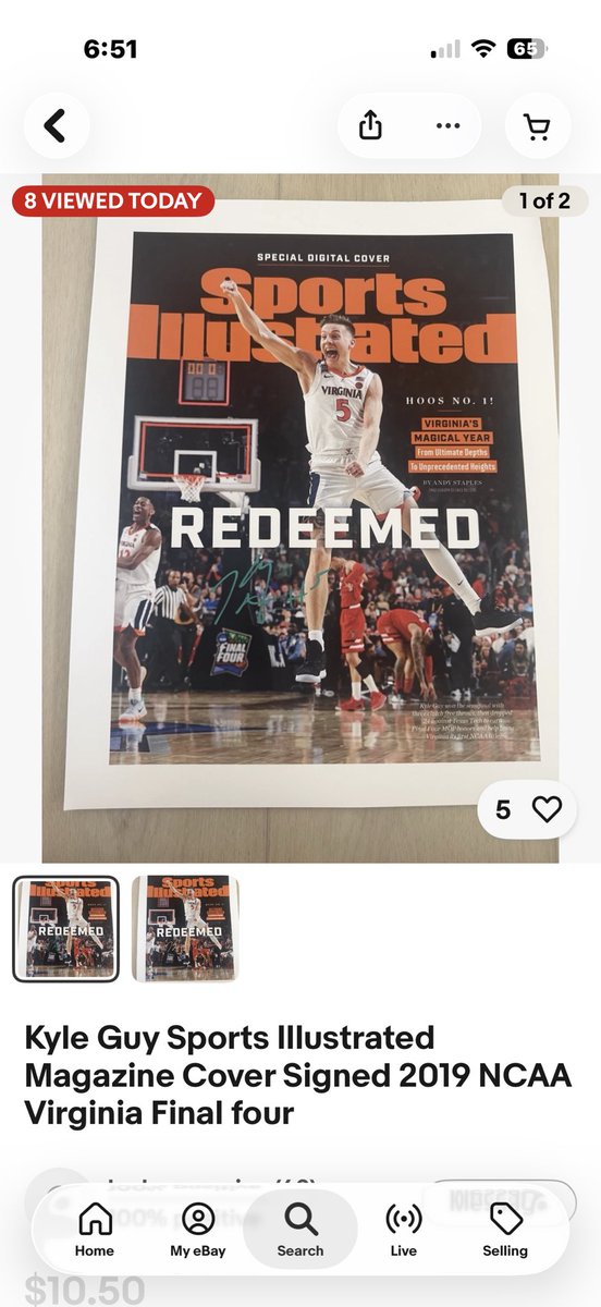 UVABasketball's tweet photo. Bid now for more @LockerRoomInc auctions https://t.co/5CU8xKtVoU https://t.co/iM2NssjMLm